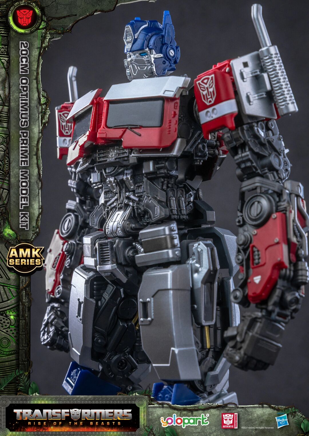 [In Stock] Yolopark Transformers Rise of the Beasts AMK Series 20cm Optimus Prime Pre-assembled Model Kit