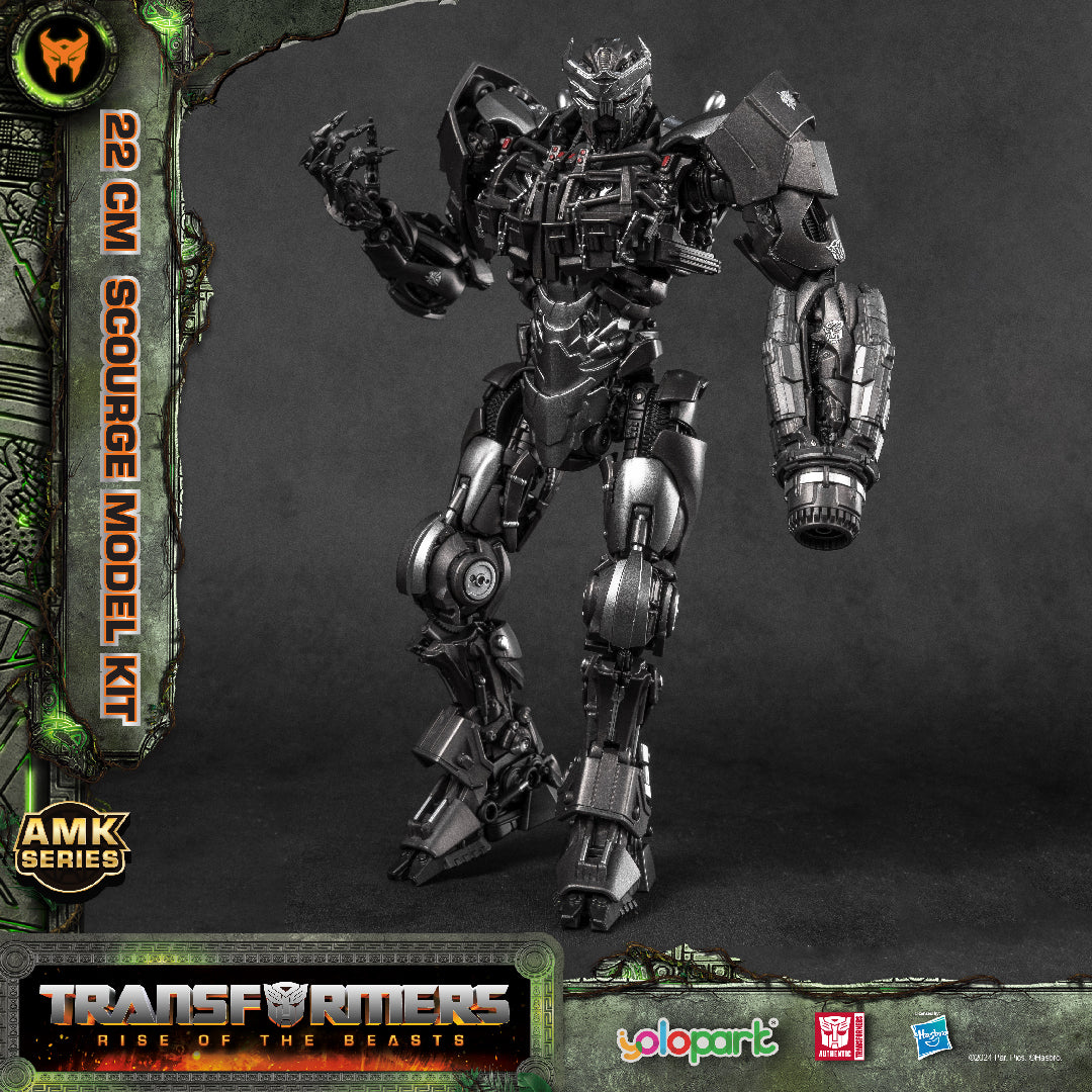 [Preorder] Yolopark Transformers Rise of the Beasts AMK Series 22cm Scourge Pre-assembled Model Kit