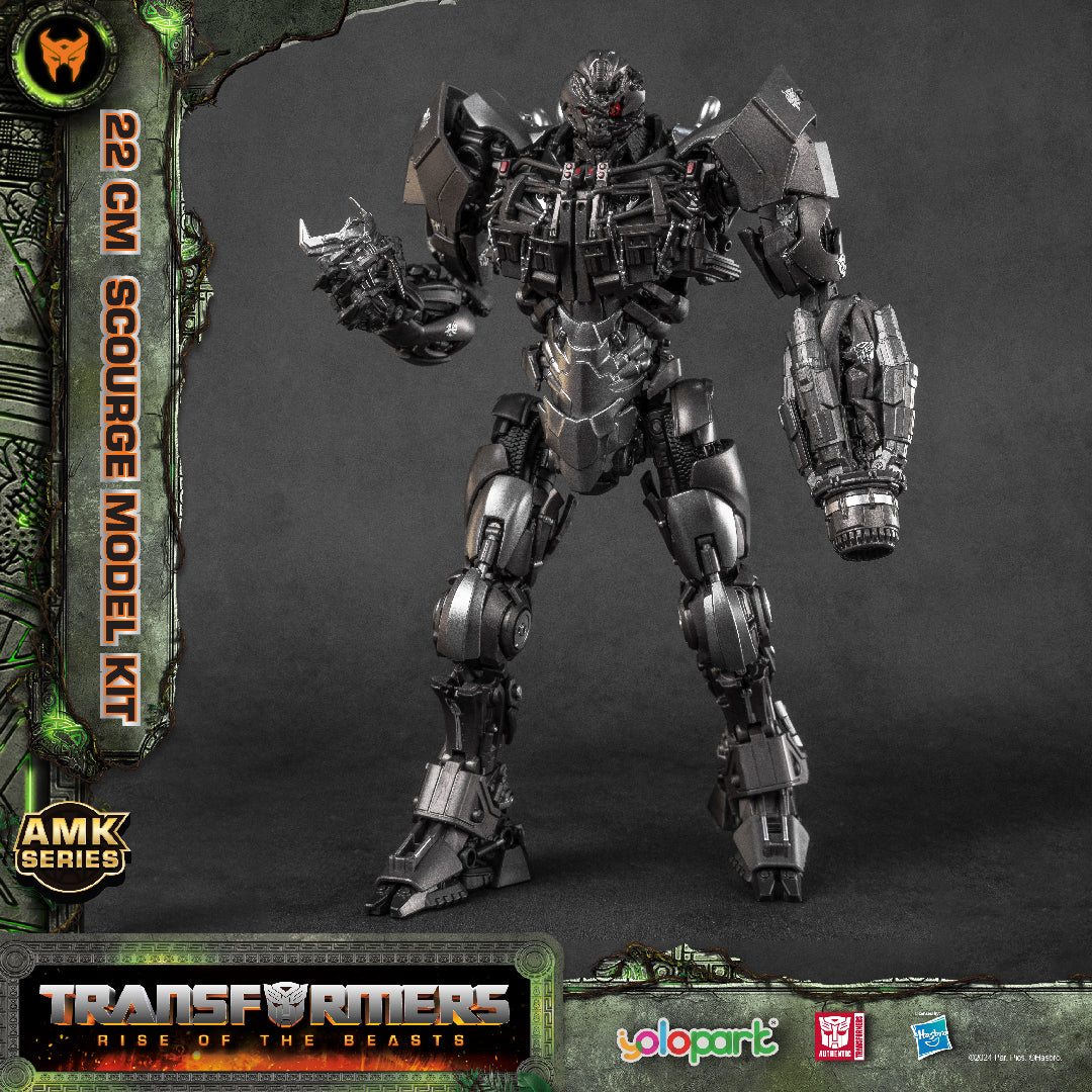 [Preorder] Yolopark Transformers Rise of the Beasts AMK Series 22cm Scourge Pre-assembled Model Kit