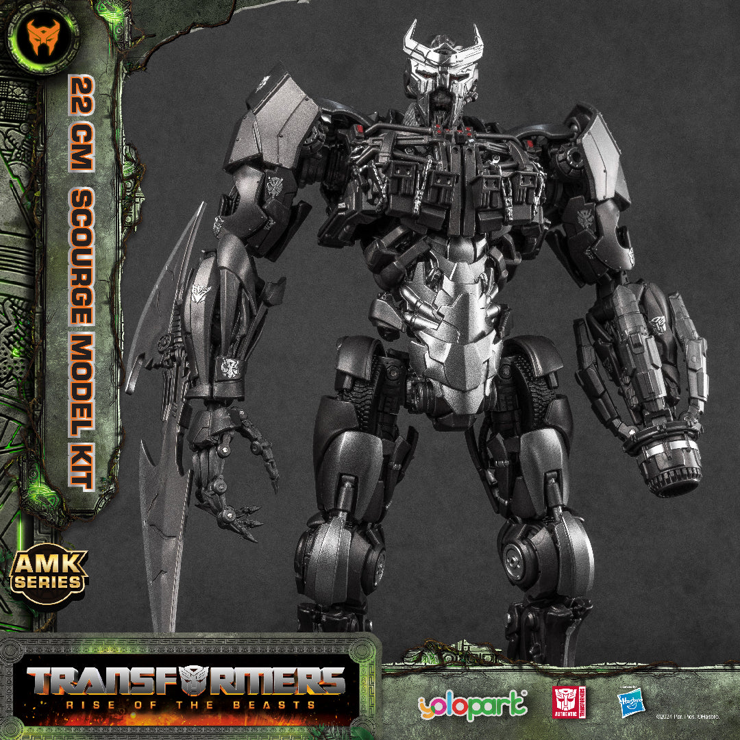 [Preorder] Yolopark Transformers Rise of the Beasts AMK Series 22cm Scourge Pre-assembled Model Kit