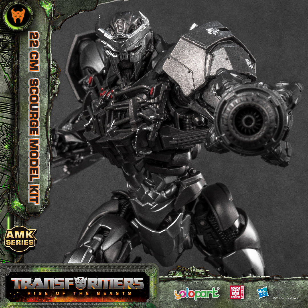 [Preorder] Yolopark Transformers Rise of the Beasts AMK Series 22cm Scourge Pre-assembled Model Kit