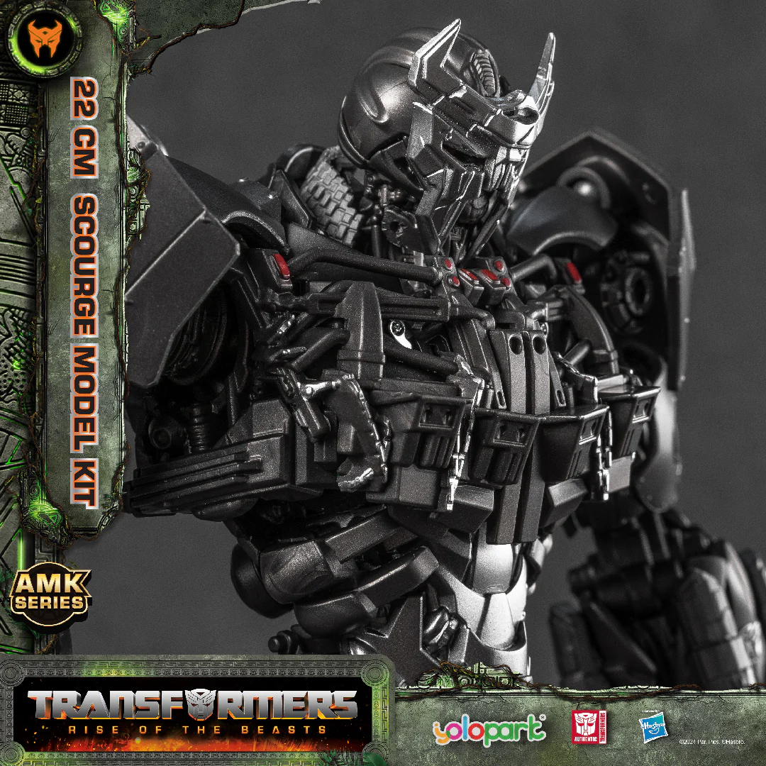 [Preorder] Yolopark Transformers Rise of the Beasts AMK Series 22cm Scourge Pre-assembled Model Kit