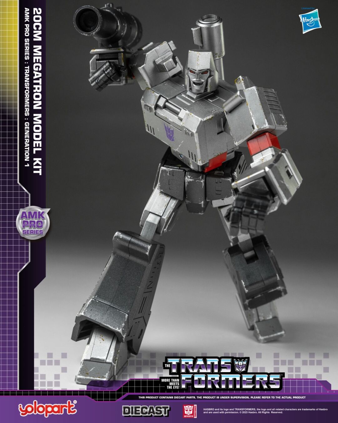 [Preorder] Yolopark Transformers Amk Pro Series G1 Megatron Model Kit 20cm Tall