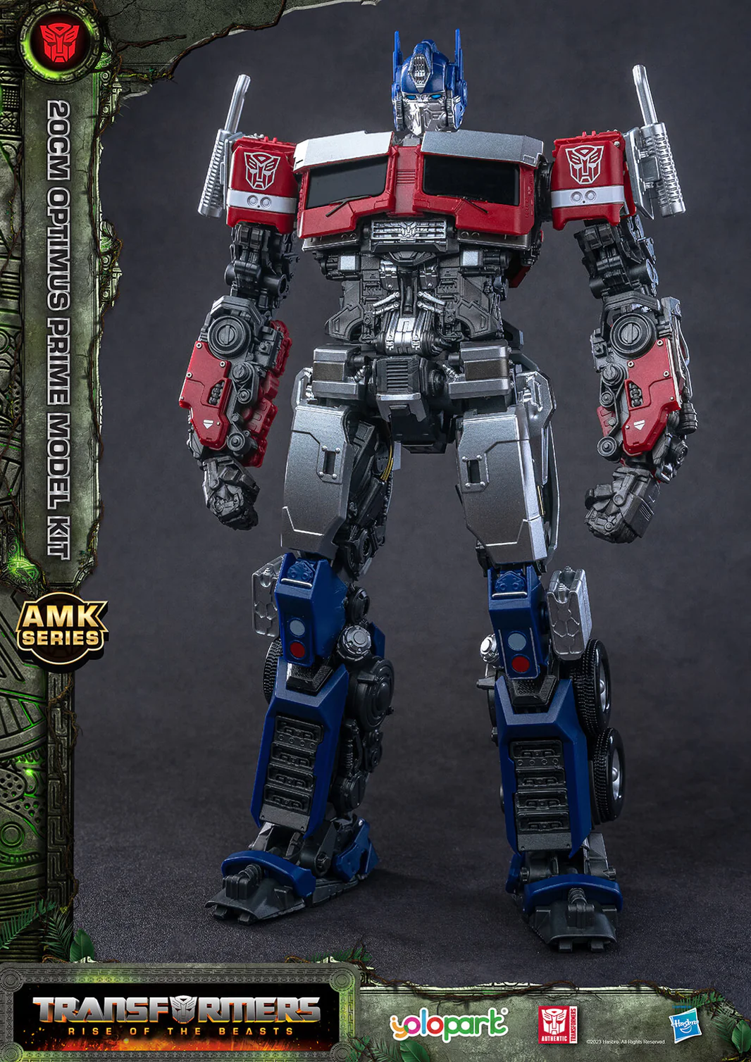 [In Stock] Yolopark Transformers Rise of the Beasts AMK Series 20cm Optimus Prime Pre-assembled Model Kit