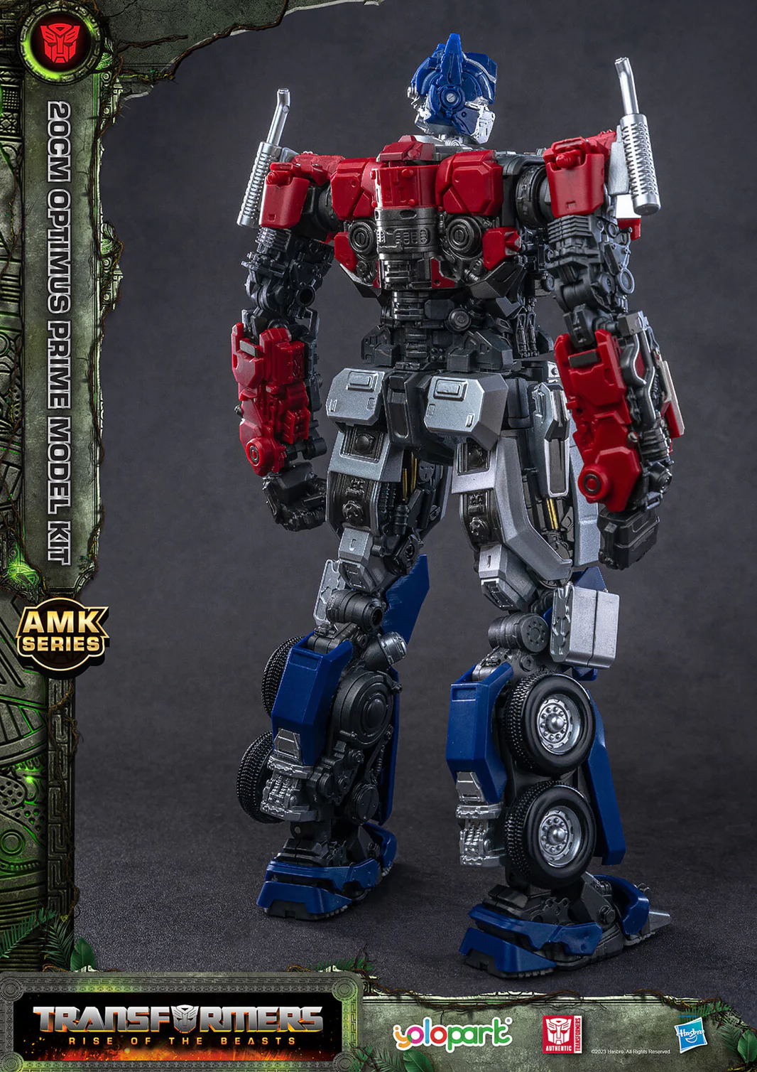 [In Stock] Yolopark Transformers Rise of the Beasts AMK Series 20cm Optimus Prime Pre-assembled Model Kit