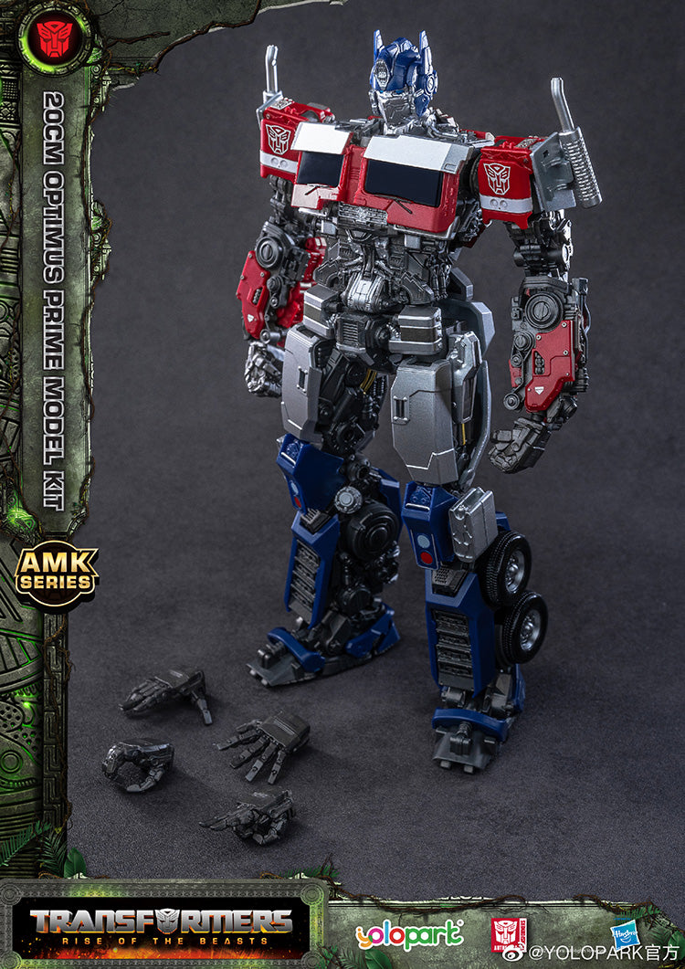 [In Stock] Yolopark Transformers Rise of the Beasts AMK Series 20cm Optimus Prime Pre-assembled Model Kit