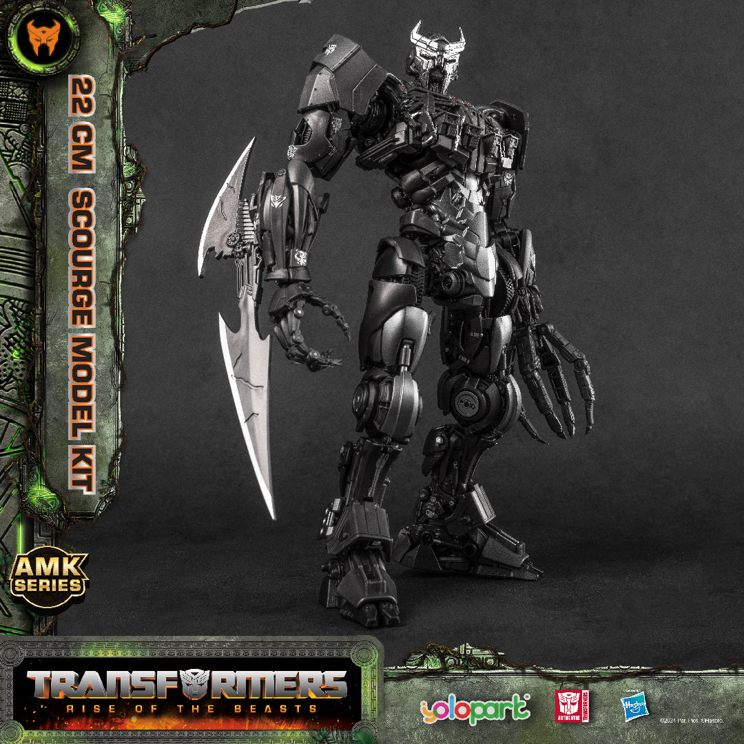 [Preorder] Yolopark Transformers Rise of the Beasts AMK Series 22cm Scourge Pre-assembled Model Kit