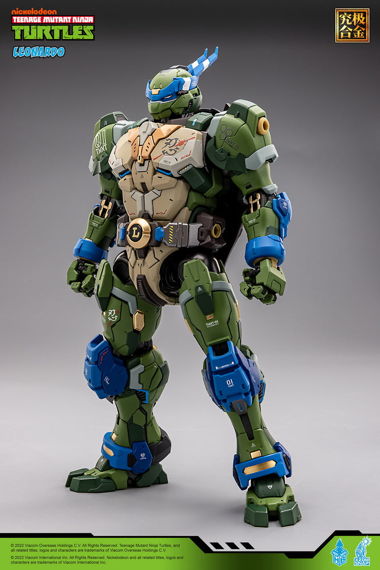 [In Stock] Heatboys HB0012 Mecha TMNT Leonardo Teenage Mutant Ninja Turtles Alloy Action Figure