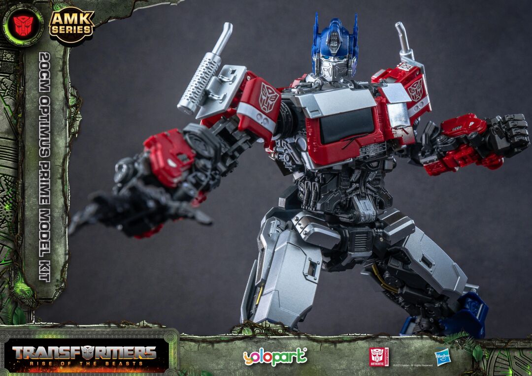 [In Stock] Yolopark Transformers Rise of the Beasts AMK Series 20cm Optimus Prime Pre-assembled Model Kit