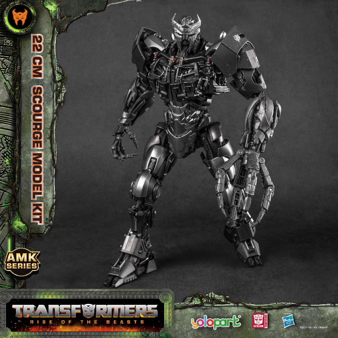 [Preorder] Yolopark Transformers Rise of the Beasts AMK Series 22cm Scourge Pre-assembled Model Kit