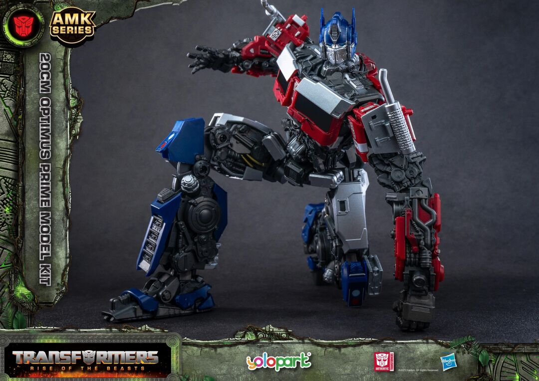 [In Stock] Yolopark Transformers Rise of the Beasts AMK Series 20cm Optimus Prime Pre-assembled Model Kit