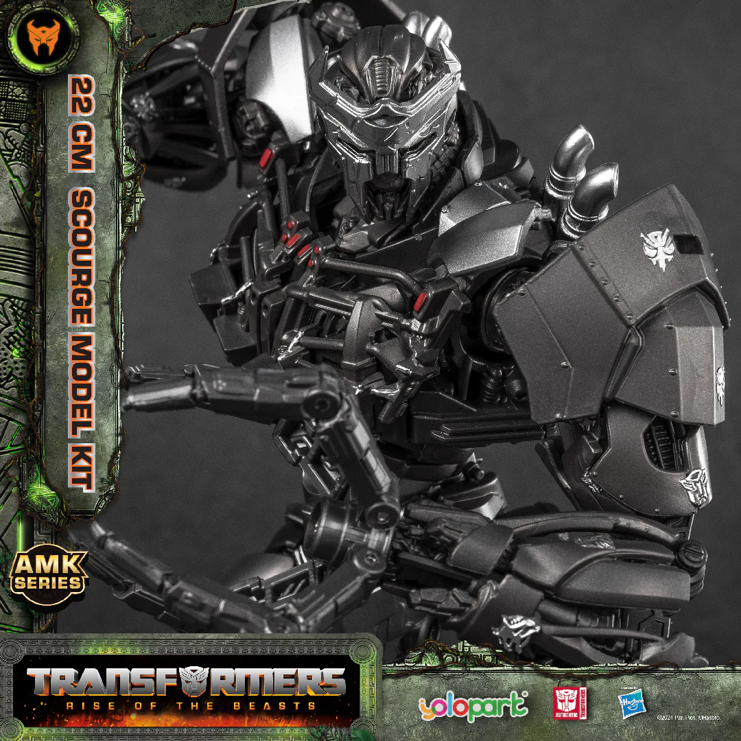 [Preorder] Yolopark Transformers Rise of the Beasts AMK Series 22cm Scourge Pre-assembled Model Kit