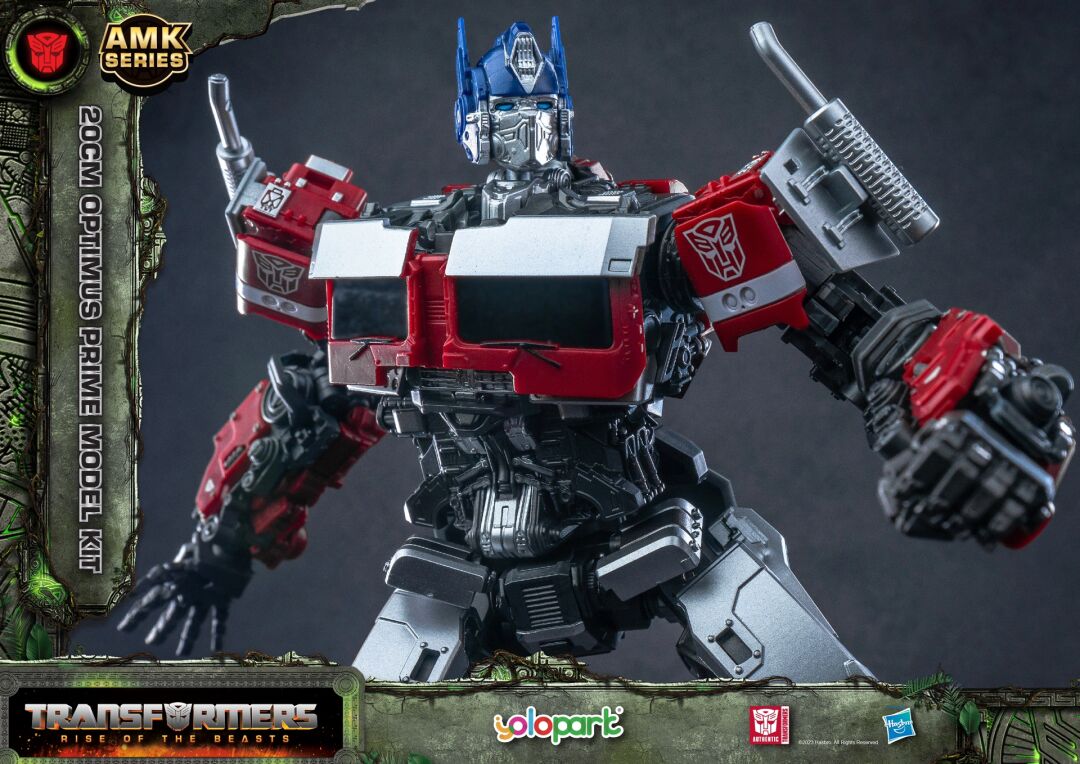 [In Stock] Yolopark Transformers Rise of the Beasts AMK Series 20cm Optimus Prime Pre-assembled Model Kit