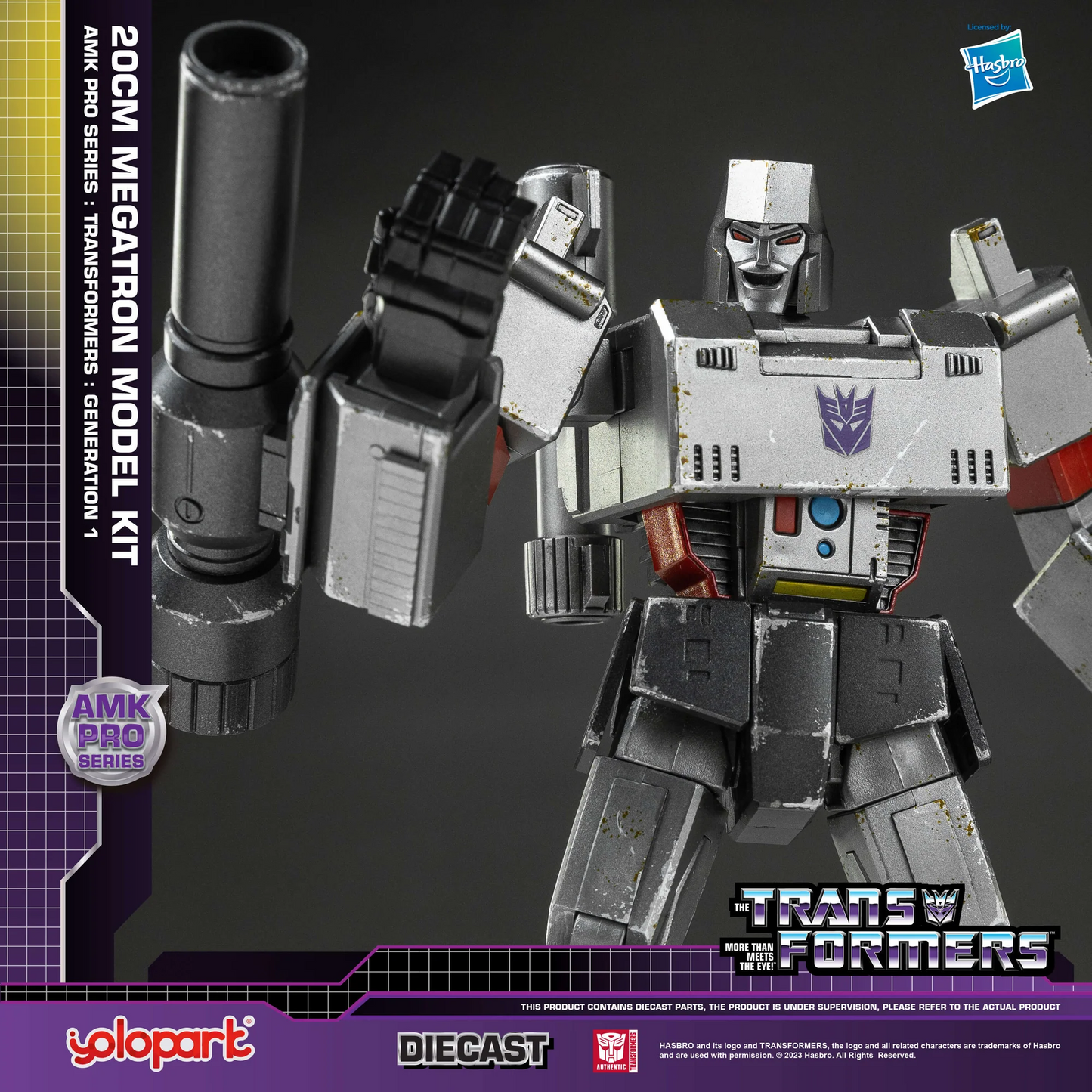 [Preorder] Yolopark Transformers Amk Pro Series G1 Megatron Model Kit 20cm Tall