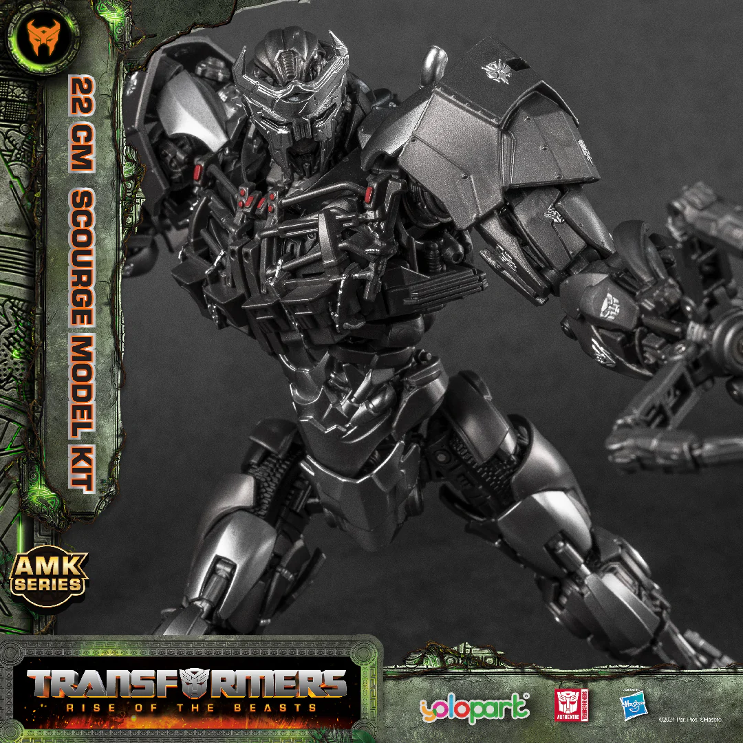 [Preorder] Yolopark Transformers Rise of the Beasts AMK Series 22cm Scourge Pre-assembled Model Kit