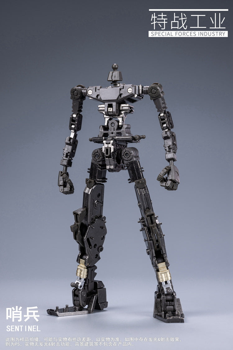 [In Stock] Special Forces 1/100 MG Sentinel Model Kit Metal Skeleton 20cm Tall