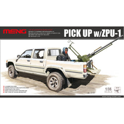 MENG 1/35 PICKUP WITH ZPU-1 Plastic Model Kit VS-001